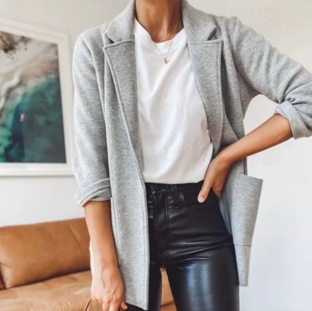 J.crew sophie openfront merino wool knit blazer cardigan